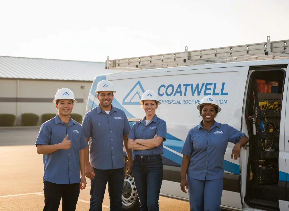 Commercial roof coating company in Farmersville, IL